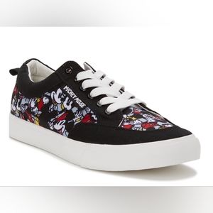 Disney's Men's Mickey Mouse Graphic Print Low Top Sneakers     Size 11.5    NWT